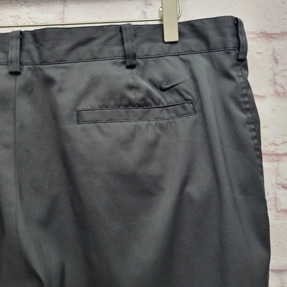 Nike Golf Black Dri Fit Chino Pants 38x30 Fits 40 Performance Athleisure Gorp - Picture 4 of 9